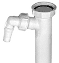 Szifontoldó kötőcső  mosógépcsatl. 6/4"x40 IMP.